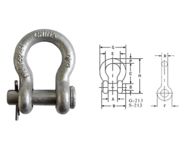 Beugel-G213 US RONDE PIN ANKERBEUGEL