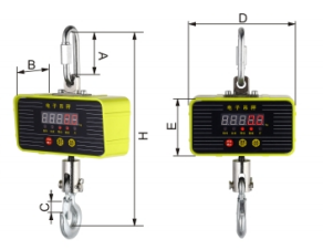 Commerciële kraanweegschaal-OCS-H01