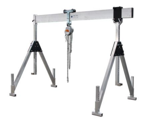 Aluminium portaalkraan opvouwbaar